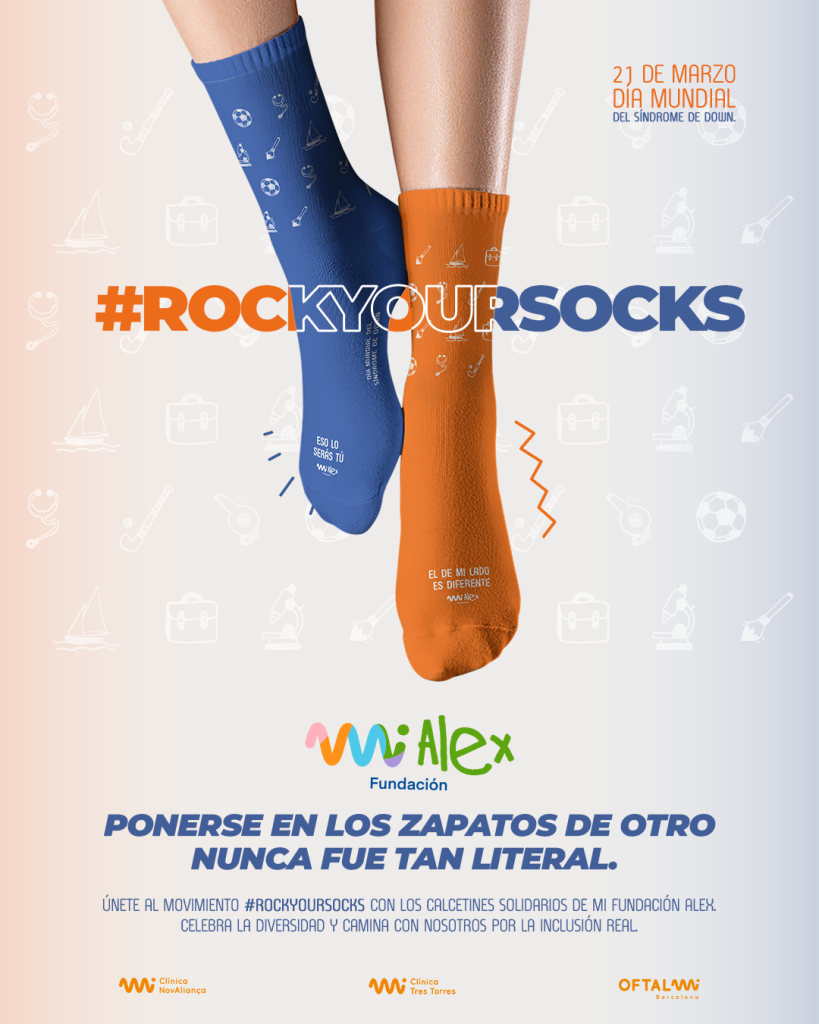 Foto Cartel Campaña #ROCKYOURSOCKS